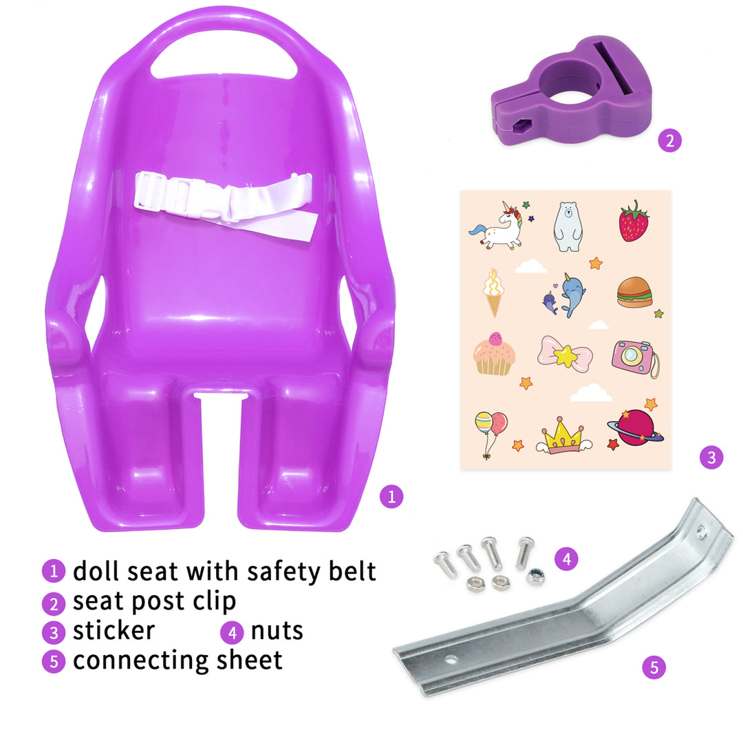 Doll Bike Seat for Girls Bicycle