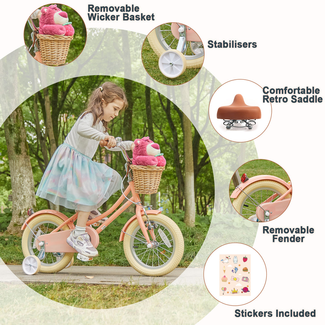 Glerc 14 Inch Girls Bike - Little Molly