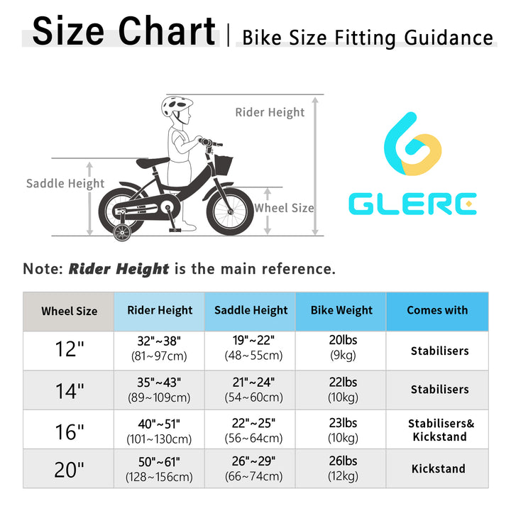 Glerc 14 Inch Cute Bike - Maggie