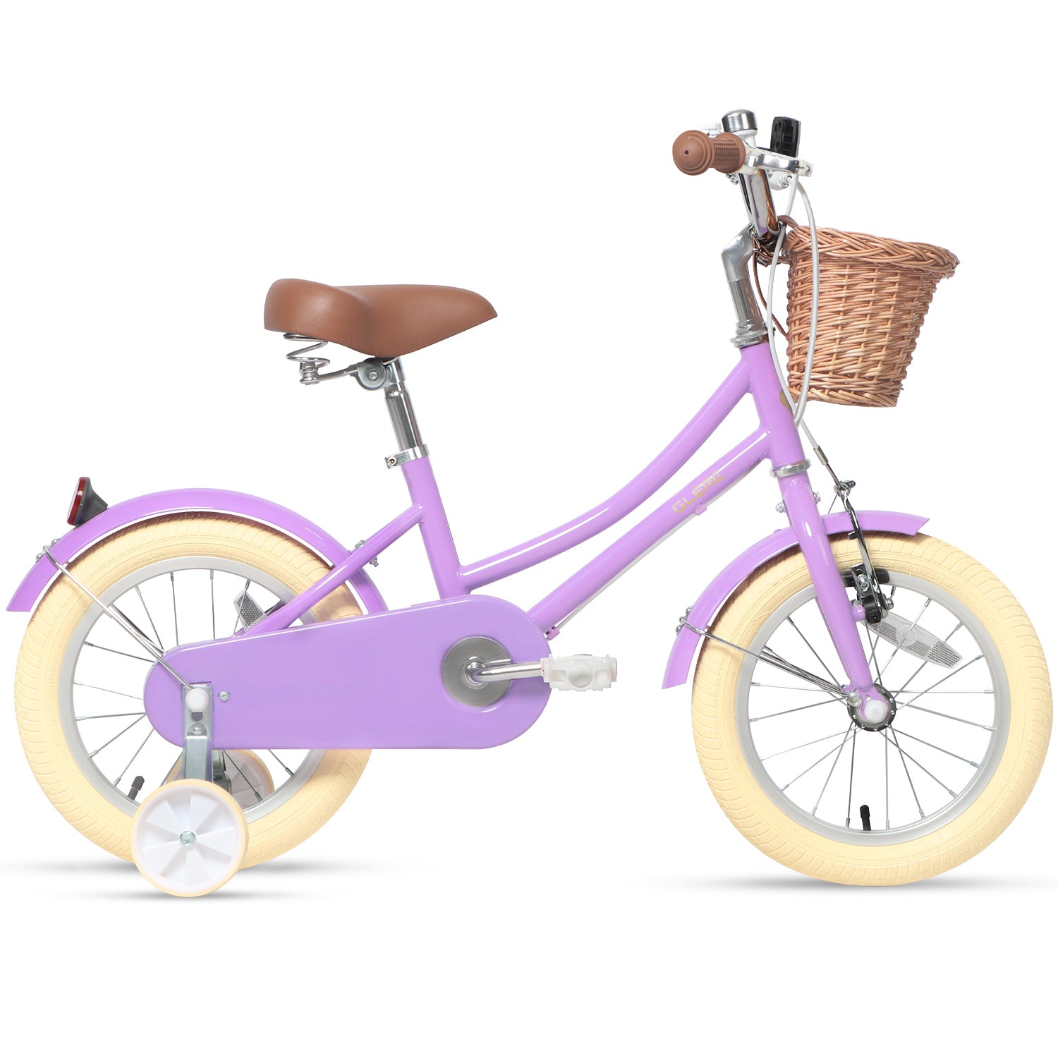 Glerc Retro Style Girls Bike with stabilisers GlercBikesUK